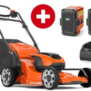 Husqvarna Akku-Rasenmäher mit Radantrieb LC 142iS - Set mit 2x Akku B140 und Ladegerät C80