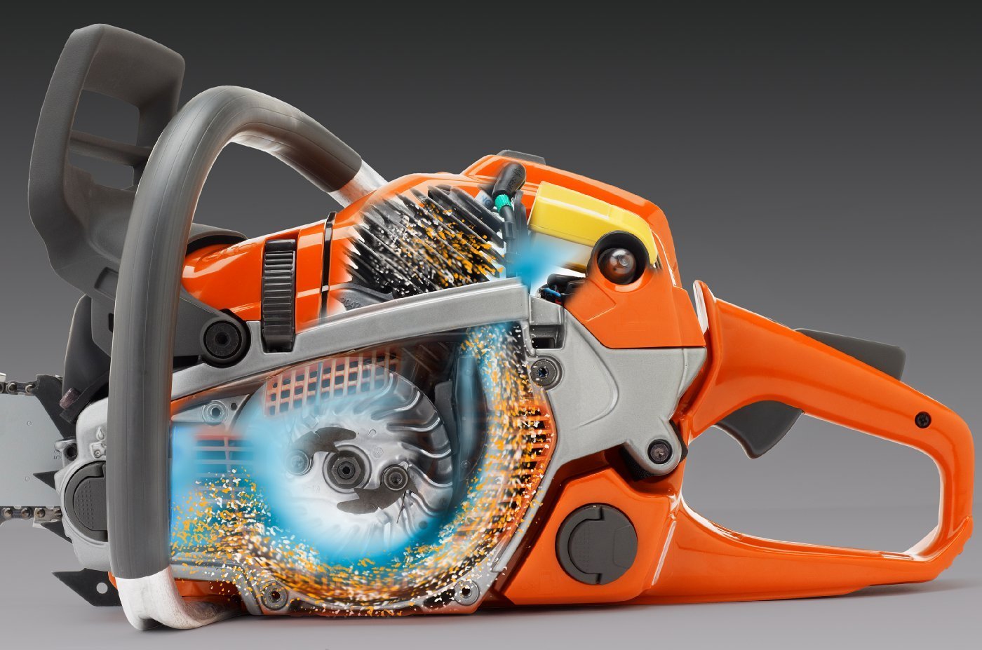 Husqvarna Profi Benzin Motorsäge 555 / 45 – Bild 8