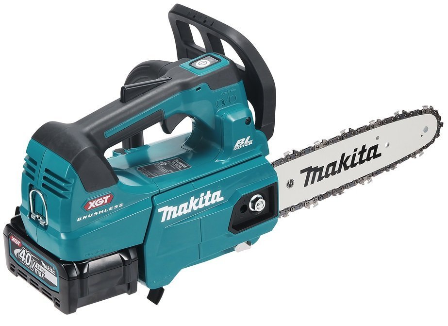 Makita Akku-Top-Handle Motorsäge UC002GM101 mit 4 Ah Akku und Schnellladegerät