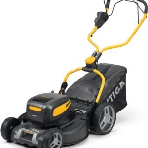 Stiga Akku-Rasenmäher Combi 753e V Kit mit 2x 5 Ah Akku und 2 x Schnell-Ladegerät