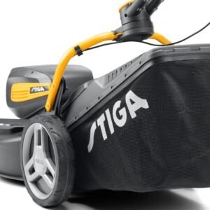 Stiga Akku-Rasenmäher Combi 753e V Kit mit 2x 5 Ah Akku und 2 x Schnell-Ladegerät