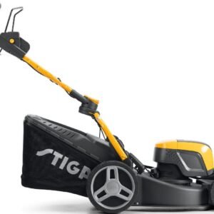 Stiga Akku-Rasenmäher mit Radantrieb Combi 548e S Kit mit 5 Ah Akku und Ladegerät
